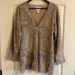 Luisa Ti V-Neck Button Sweater - Made in Italy